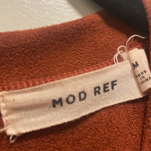 Amber suede short sleeve mini dress - Picture 4 of 4